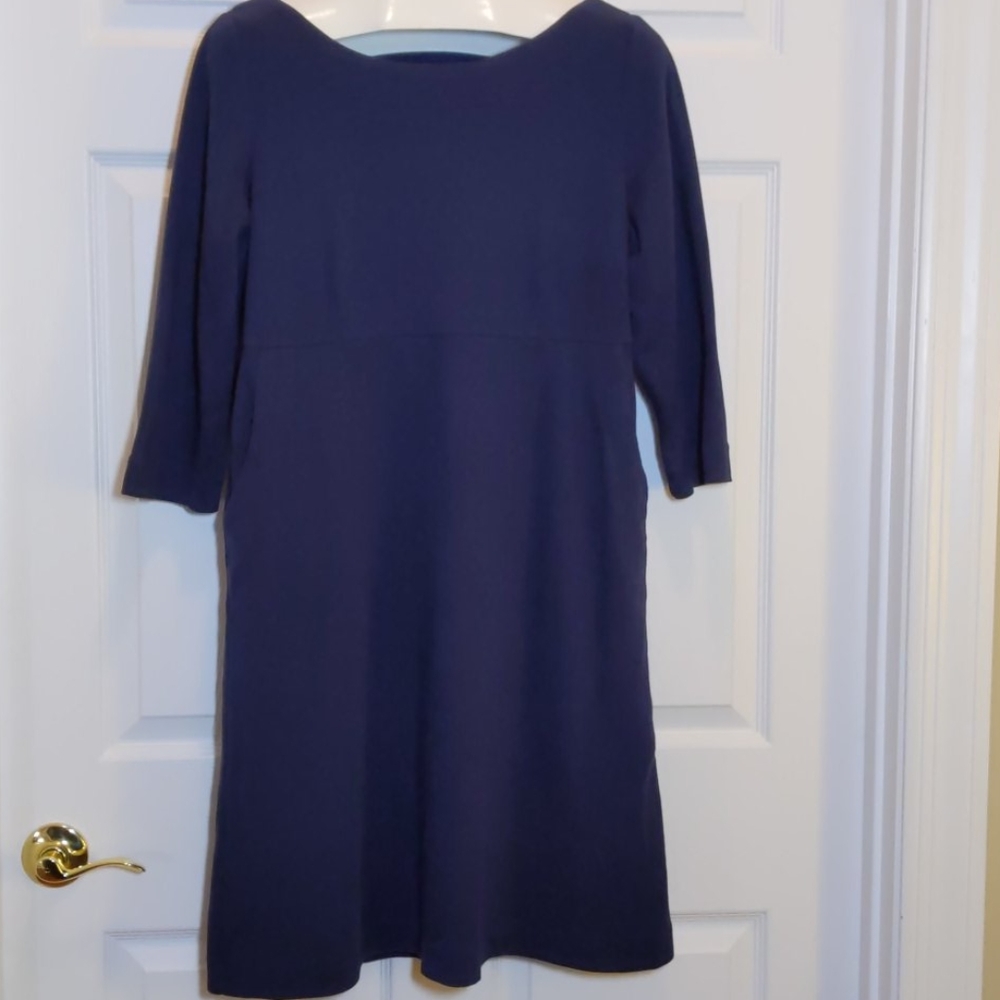 Blue Jaclyn Smith Flared Dress, XL